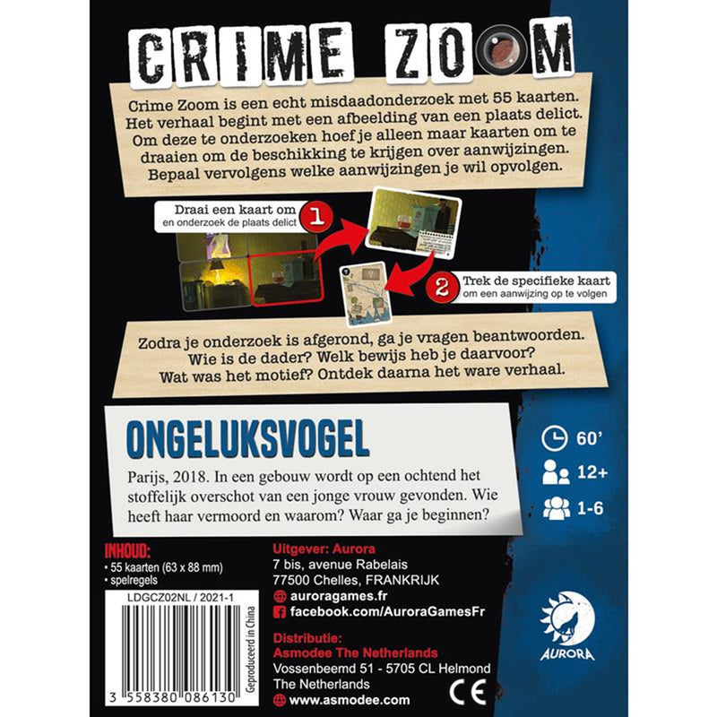 Load image into Gallery viewer, Lucky duck games crime zoom case 2 - ongeluksvogel