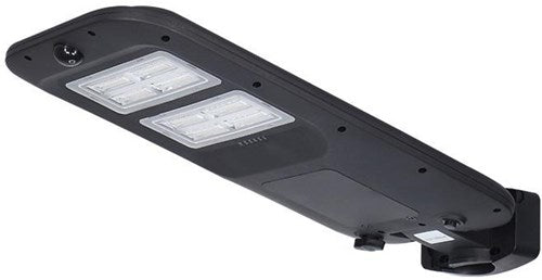 Afbeelding laden in galerijviewer, Enzo led solar straatlamp 14w 4000k zwart + schemerschakelaar - 5014120