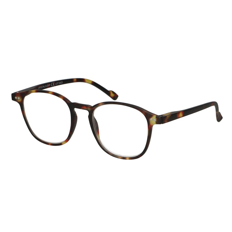 Afbeelding laden in galerijviewer, Spectrum leesbril ultra flat in case havana 1.50