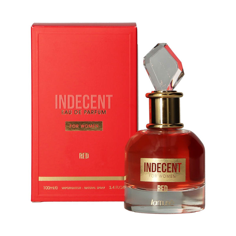 Load image into Gallery viewer, Lamusê by lattafa eau de parfum indecent red for women 100ml