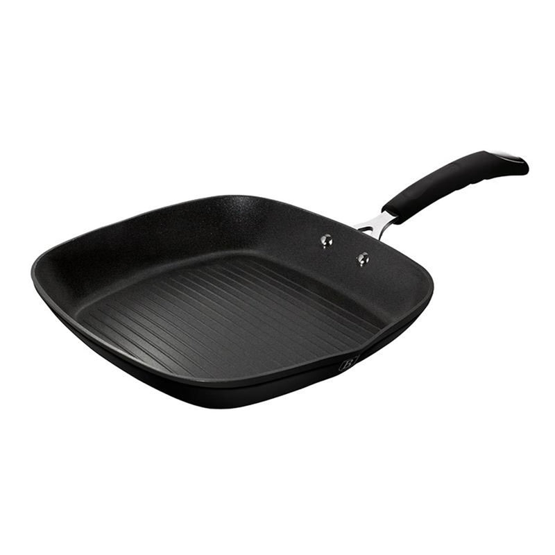 Laden Sie das Bild in Galerie -Viewer, Berlingerhaus grillpan 28cm black