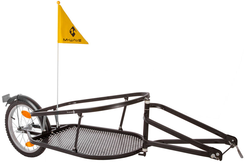 Cargue la imagen en el visor de la galería, M-wave single 40 single-track baggage bicycle trailer without bag
