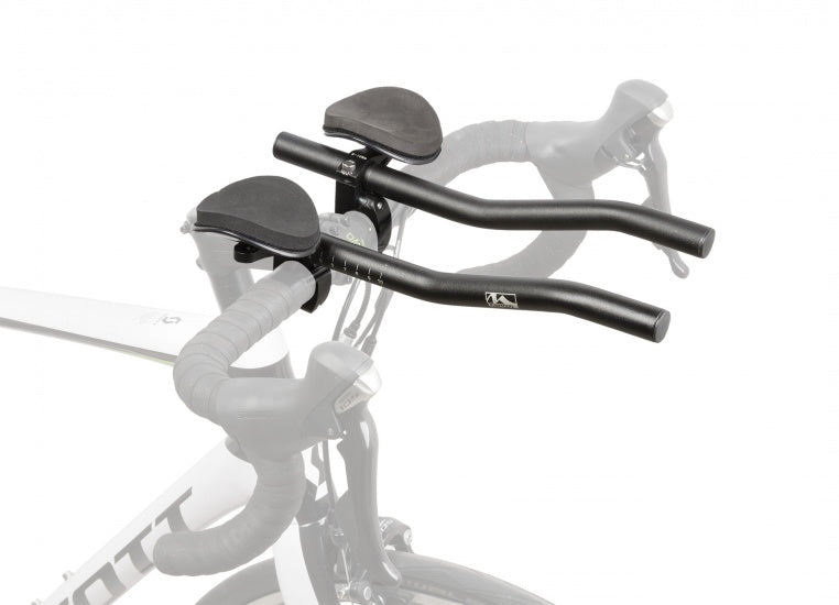 Load image into Gallery viewer, M-Wave Opzetstuur Triatlon Aero 25,4 350 31,8 mm zwart