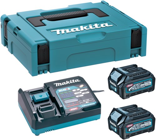 Load image into Gallery viewer, Makita 191j81-6 | startset xgt | dc40ra 2xbl4025 | xgt 40v | oplader dc40ra | mbox - 191j81-6