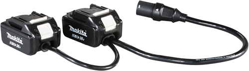 ギャラリービューアに画像をロードする, Makita accessoires adapter 2x18 v>pdc01 - 191j51-5 191j51-5
