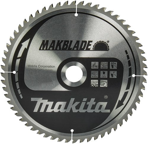 Load image into Gallery viewer, Makita accessoires afkortzaagblad | hout | 260x30x2,3 60t 5g - b-32801