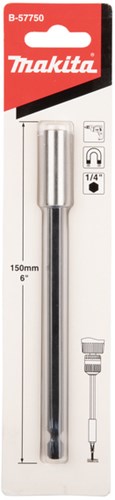 Load image into Gallery viewer, Makita accessoires bithouder magnetisch 1 4 x150mm - b-57750 - b-57750