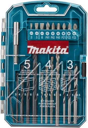 Load image into Gallery viewer, Makita accessoires boor- schroefbitset 22-delig - p-44002 - p-44002
