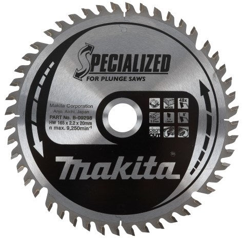Load image into Gallery viewer, Makita accessoires cirkelzaagblad hout 160x20x2,2 48t 8g - b-32998