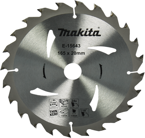 Chargez l'image dans la visionneuse de la galerie, Makita accessoires makita cirkelzaagblad voor hout | ø 165mm asgat 20mm 24t - e-15643