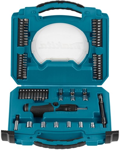 Load image into Gallery viewer, Makita accessoires d-42020 | ratel- dop- schroefbitset | 65-delig - d-42020