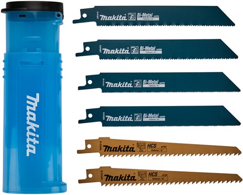 ギャラリービューアに画像をロードする, Makita accessoires makita reciprozaagset 6-delig - d-53051