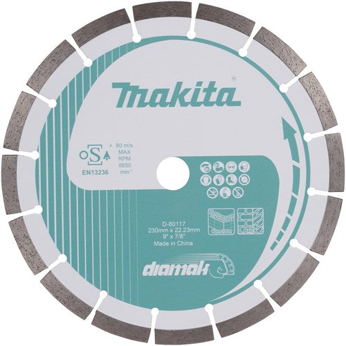 Chargez l'image dans la visionneuse de la galerie, Makita accessoires makita d-80117 diamantschijf segment 230mm