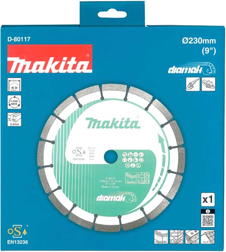 Chargez l'image dans la visionneuse de la galerie, Makita accessoires makita d-80117 diamantschijf segment 230mm