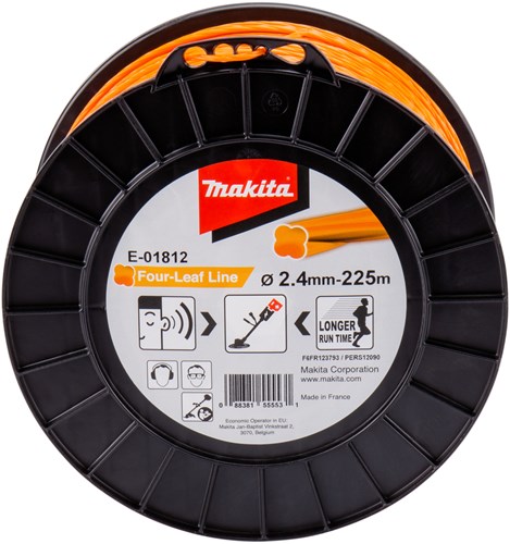 ギャラリービューアに画像をロードする, Makita accessoires e-01812 | maaidraad | 2,4x225mtr | oranje - e-01812