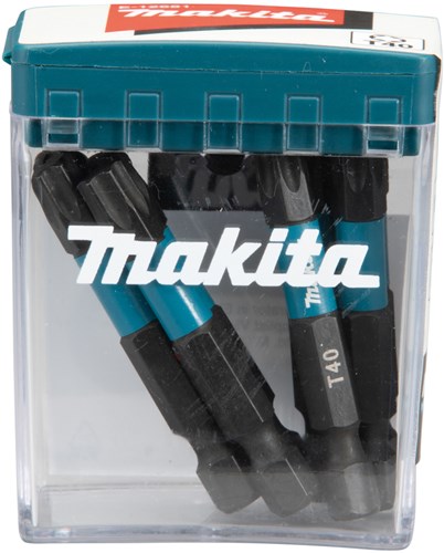Load image into Gallery viewer, Makita accessoires e-12681 slagschroefbit | t40x50mm | x impact black | 10 stuks - e-12681