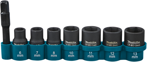 Load image into Gallery viewer, Makita accessoires krachtdoppenset 8-delig - e-12289 - e-12289