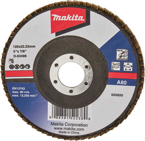 Afbeelding laden in galerijviewer, Makita accessoires lamellenschuurschijf 125mm a80 - d-63498 - d-63498