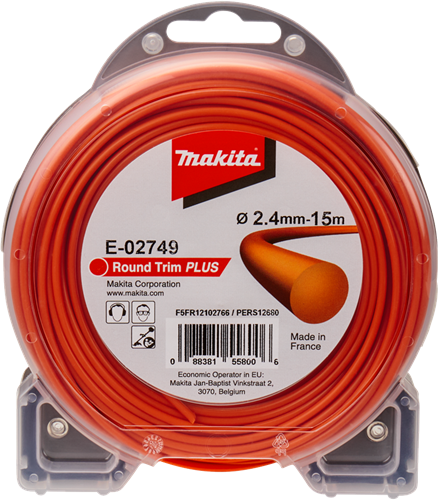 ギャラリービューアに画像をロードする, Makita accessoires maaidraad 2,4x15m rond - e-02749 e-02749