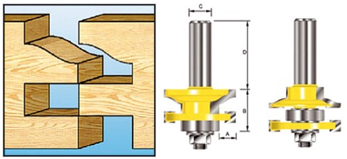 Load image into Gallery viewer, Makita accessoires profiel contrafrees+l. hm s8 - d-11900