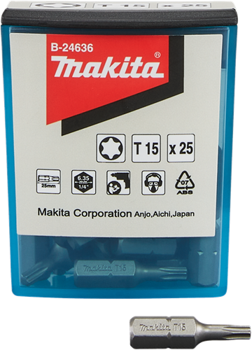 ギャラリービューアに画像をロードする, Makita accessoires schroefbit t15x25mm - b-24636 - b-24636