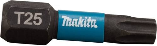 Afbeelding laden in galerijviewer, Makita accessoires slagschroefbit impact black, t25x25mm 2 stuks - b-63688