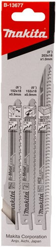 Load image into Gallery viewer, Makita accessoires reciprozaagset 3-delig - b-13677 - b-13677