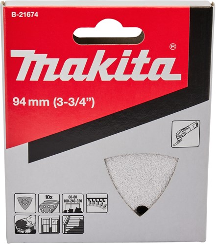 Afbeelding laden in galerijviewer, Makita accessoires makita schuurvel 94x94x94 vlc wt asso - b-21674