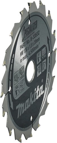 Load image into Gallery viewer, Makita accessoires cirkelzaagblad | hout | 136x20x1,5 16t 20g - b-33532