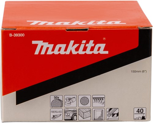 Load image into Gallery viewer, Makita accessoires schuurschijf yellow diameter 150mm korrel 40 - b-39300