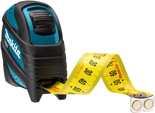 ギャラリービューアに画像をロードする, Makita b-68529 | rolbandmaat | 10m x 25 mm | maatvoering | dubbelzijdig