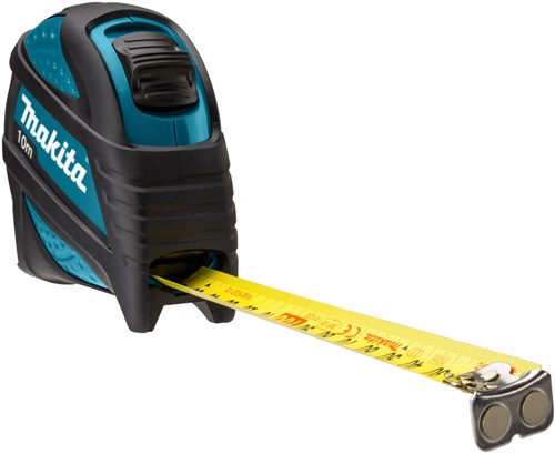 ギャラリービューアに画像をロードする, Makita b-68529 | rolbandmaat | 10m x 25 mm | maatvoering | dubbelzijdig