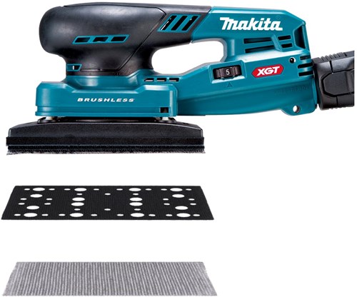 Load image into Gallery viewer, Makita accu handpalm vlakschuurmachine 80x133mm xgt 40v max naked
