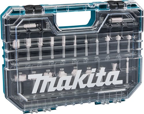 Load image into Gallery viewer, Makita accessoires d-74778 | frezenset | 8mm | 22-delig | in kunststof koffer - d-74778