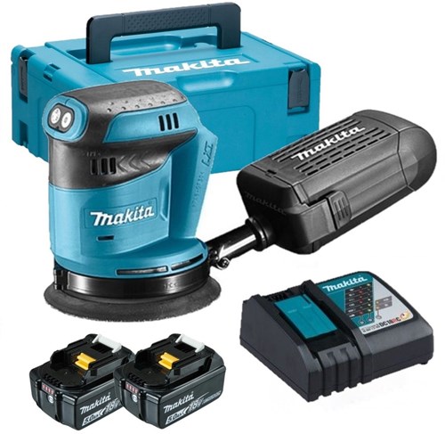 Load image into Gallery viewer, Makita dbo180rtj 18v excenter schuurmachine | 5.0ah li-ion - dbo180rtj
