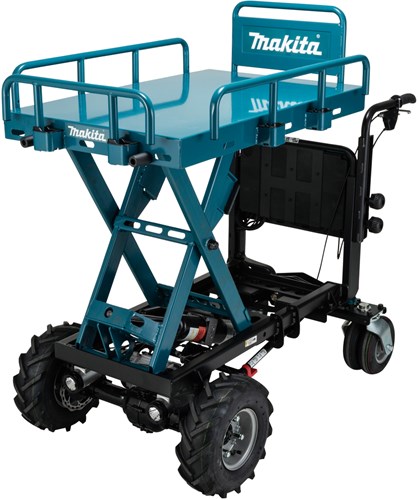 Load image into Gallery viewer, Makita dcu601z lxt 2x18 v accu transporter met schaarlift | zonder accu en lader | in krat - dcu601z
