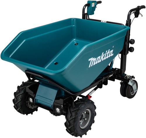 Load image into Gallery viewer, Makita dcu602z lxt 2x18 v accu dumper met elektrisch kiepbare bak | zonder accu en lader | in krat - dcu602z