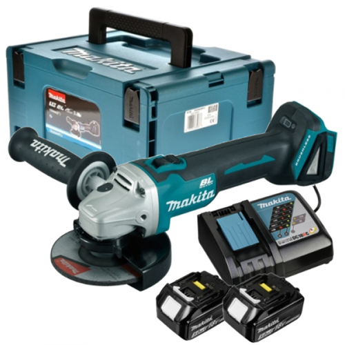 Load image into Gallery viewer, Makita dga504rtj 18v 125mm accu haakse slijper 5.0ah - dga504rtj