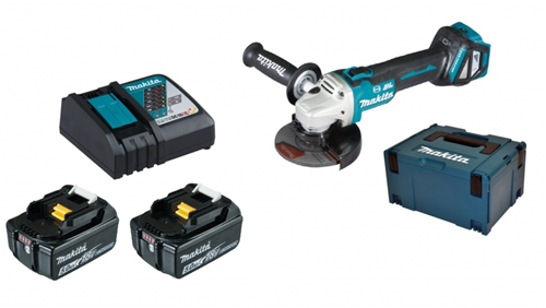 ギャラリービューアに画像をロードする, Makita dga513rtj | lxt accu haakse slijper 18v 125mm in mbox (2x 5.0ah accu + snellader) - dga513rtj
