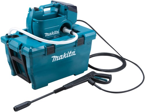 Load image into Gallery viewer, Makita dhw080zk | lxt | 2x18 v | hogedrukreiniger | 80bar | zonder accu's en lader, in koffer - dhw080zk