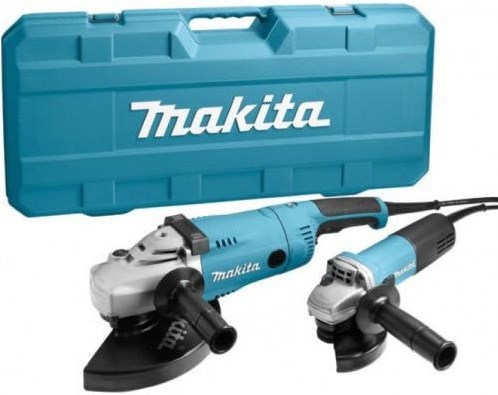 Load image into Gallery viewer, Makita dk0053g haakse slijper set ga9020 + 9558hnrg in koffer - dk0053