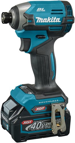 Load image into Gallery viewer, Makita dk0198g201 | 40 v max combset boren en (slag)schroeven | 3 x 2.5 ah accu + snellader - dk0198g201