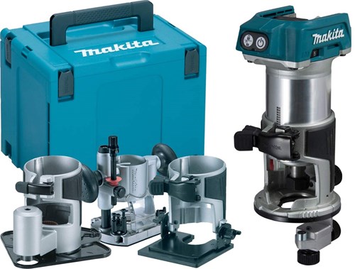 Load image into Gallery viewer, Makita drt50zjx3 accu freesmachine 18v li-ion | zonder accu's en lader in m-box