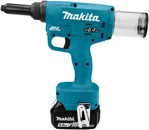 Chargez l'image dans la visionneuse de la galerie, Makita drv250rtj | accu blindklinknageltang |18v | 5.0ah | li-ion | mbox