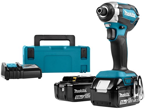 Load image into Gallery viewer, Makita dtd153rtj 18v accu slagschroevendraaier koolborstelloos 5,0ah 170nm