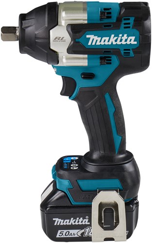 Load image into Gallery viewer, Makita dtw701rtj | 18v | accu slagmoersleutel | 1 2 met verende borgpen | 2 x 5.0 ah accu + snellader | in mbox