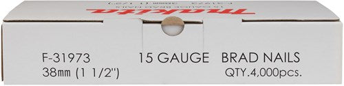 Laden Sie das Bild in Galerie -Viewer, Makita accessoires f-31973 brads | 38mm 1,4x1,8mm | gegalvaniseerd | 4000 stuks - f-31973