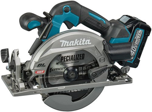 ギャラリービューアに画像をロードする, Makita hs012gd201 | 40 v max | accu cirkelzaag | 165 mm | 2 x 2.5 ah accu + snellader | in mbox hs012gd201