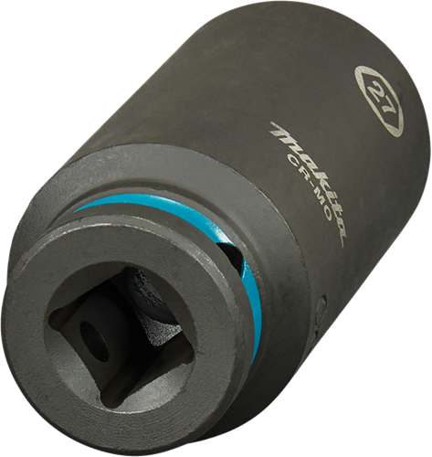 Afbeelding laden in galerijviewer, Makita krachtdop impact black, 1 2 27mm lang - e-16536