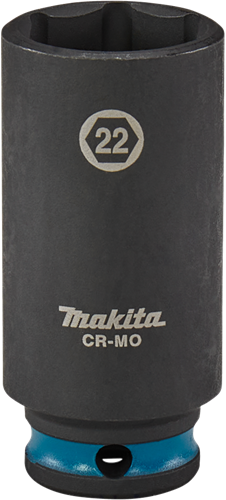 Afbeelding laden in galerijviewer, Makita krachtdop impact black, 3 8 22mm lang - e-16396